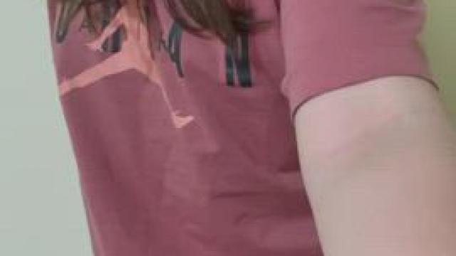 Tiny tits and turning with a big splash