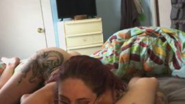 Baby woke up and wanted to cum