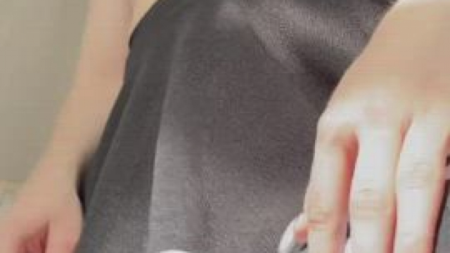 It's too hot under my skirt so I don't wear panties