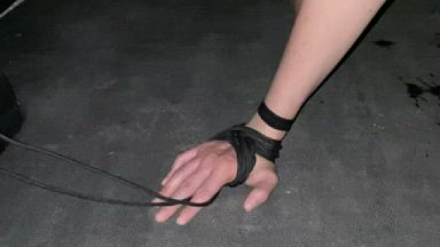 Got tied up and ball gagged in this cargo van, you can guess what happened next 