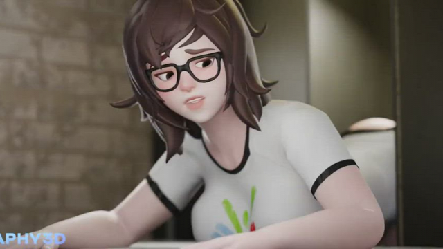 Mei got stuck (Aphy3d)