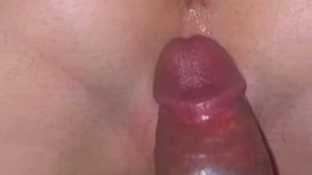 Sliding into my juicy pussy