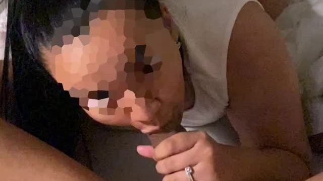 Anyone want to get behind me while I gag on his cock?