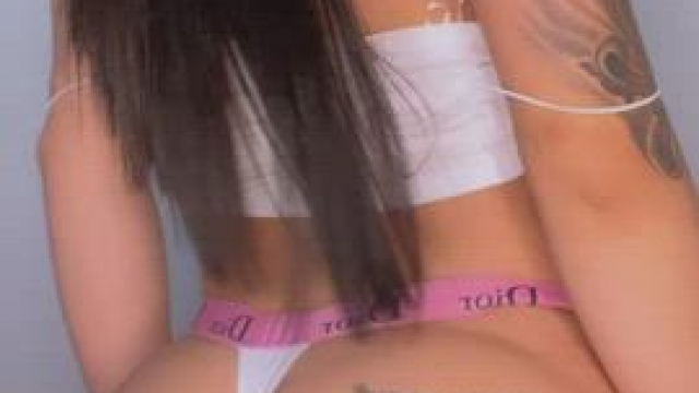 My ass is literally eating up my thong