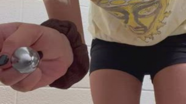 Plugged my ass before my workout