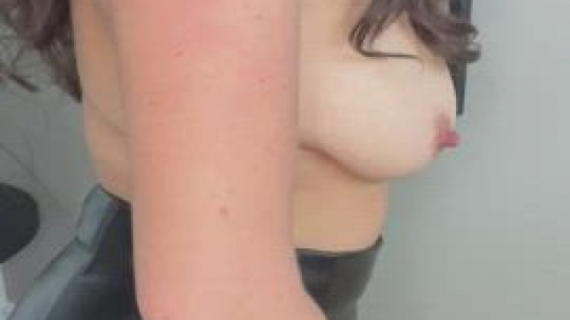 I can almost feel you coming from behind, lifting my skirt, and pounding me