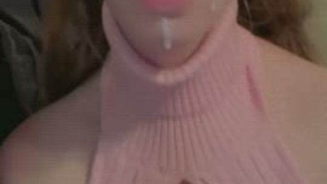 Covered in a load and still recording content! Redheads do it the best!