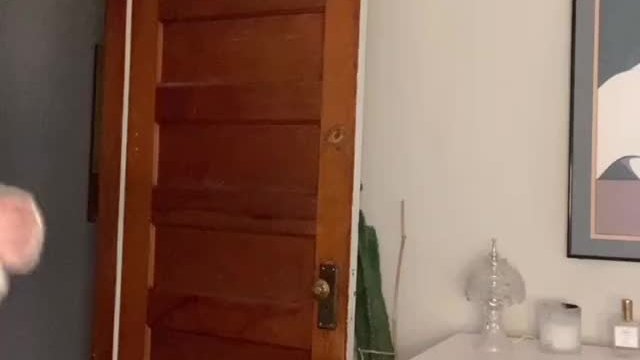 I was trying to get ready to leave but my clothes kept coming off!