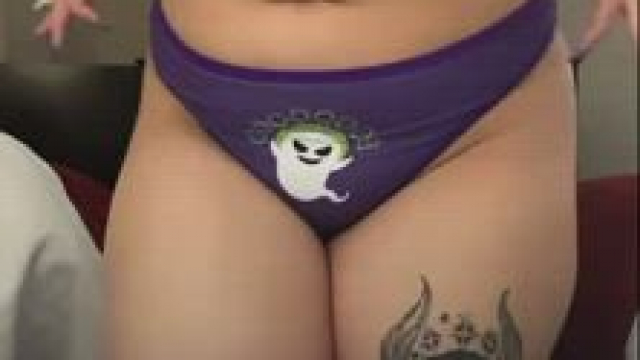 Brunette takes her clothes off