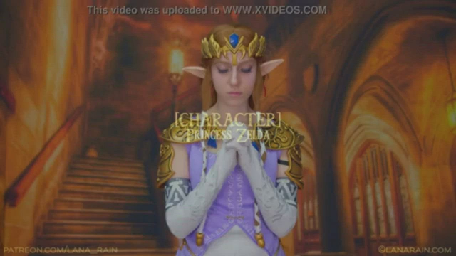 Zelda cosplayer sucks and rides huge sextoy