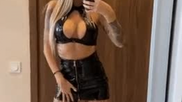 i wear this shiny outfit for you