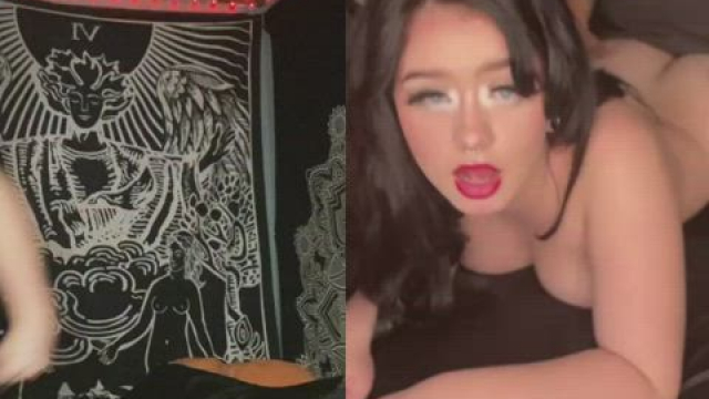 What she post on tiktok vs reddit