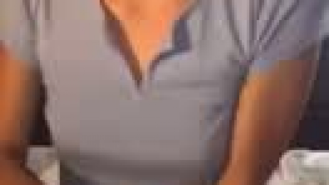 Cute blonde finishing him off..