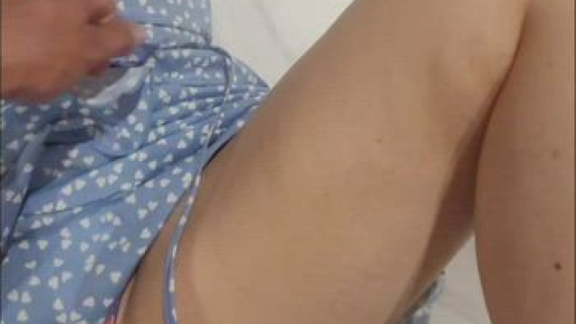 Getting undressed by my husband, which he'd been doing with his eyes at dinner