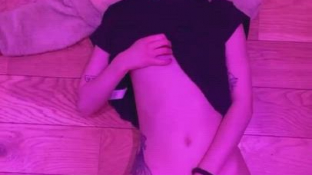 He showered me in cum while I played with myself!