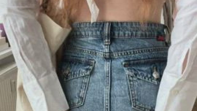 Is it alright if I wear a skirt while you spank me?