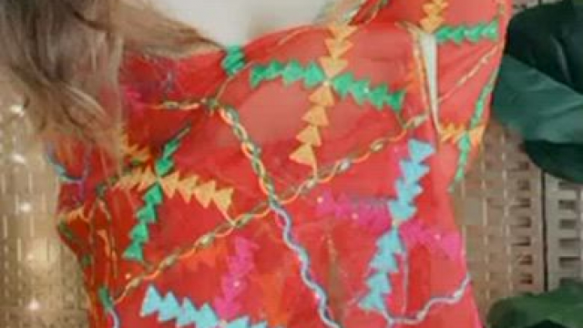 I’m only wearing my favourite dupatta and payals