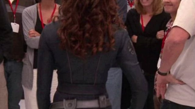 Scarlett Johansson loves to show off.