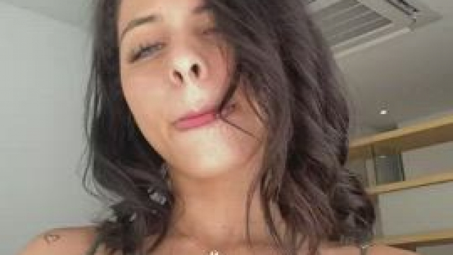 your POV when I'm riding you and bouncing my tits on your face