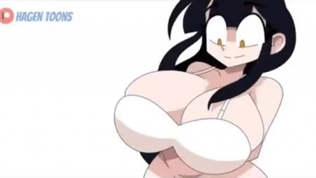 Audrey having fun taking Big Monster Dick