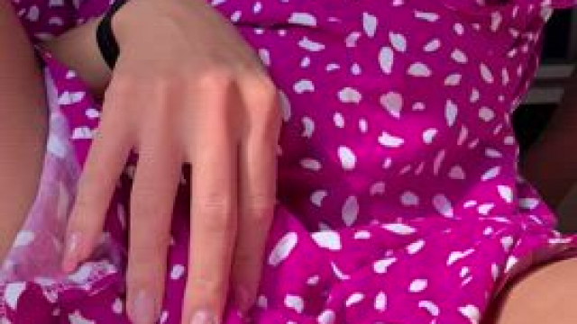 Would you fuck me with this cute dress?