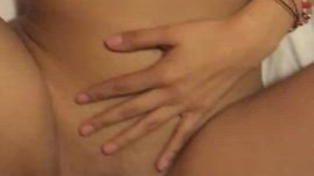 Big cock has me wet after stretching me out!