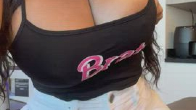 Would you cum in or on my tits