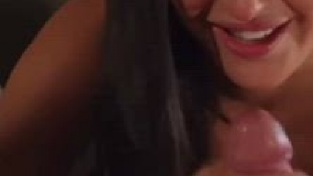 Emily knows how to finish big cock