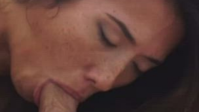 Sucking a cock