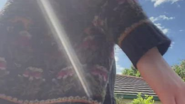 I picked you a flower!