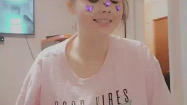 Being goofy and showing Titties :D 18 years old [OC Abriebaby]