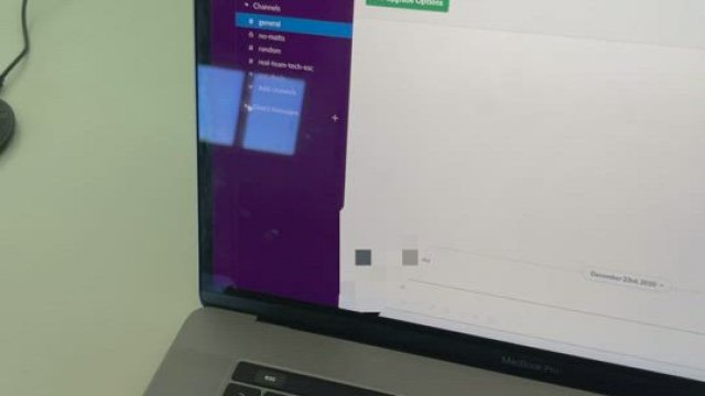 Apparently he's got work to finish