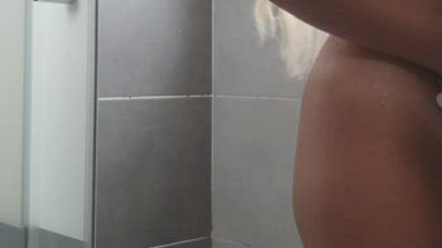 take a shower with my tanlines hehe