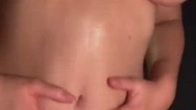 Oiling ass and vagina