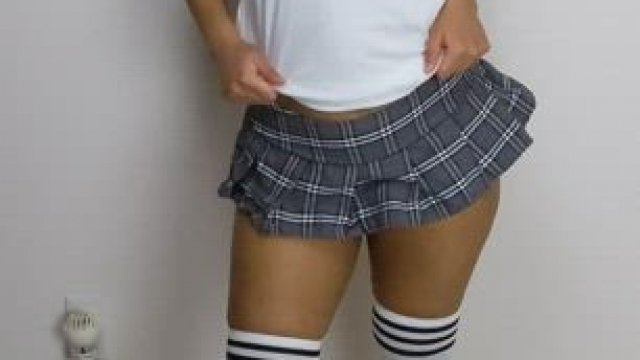 [GIF] Don't tell the teacher I'm not wearing any panties...