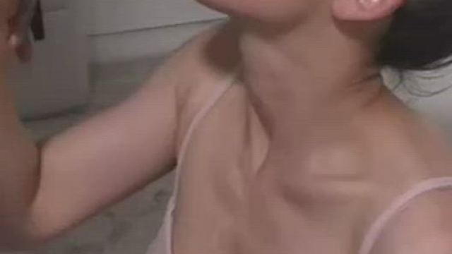 she's so horny for cum.