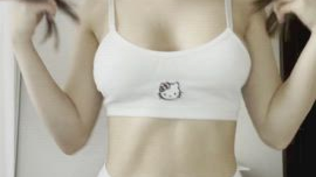 Your kitty has delicious boobs