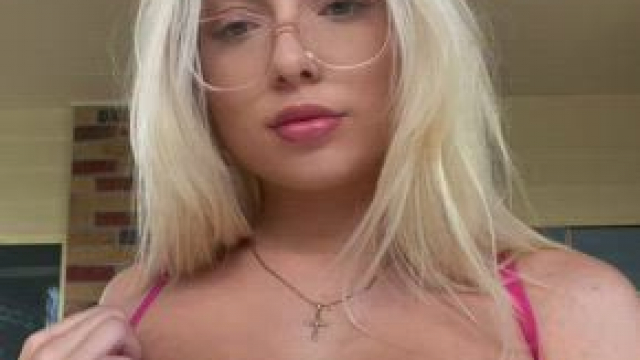 Something about a girl with glasses