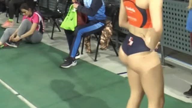 Curly Hair and Lovely Booty