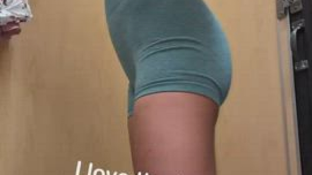 I love the idea of someone spying on me in the changing room… [f] mature