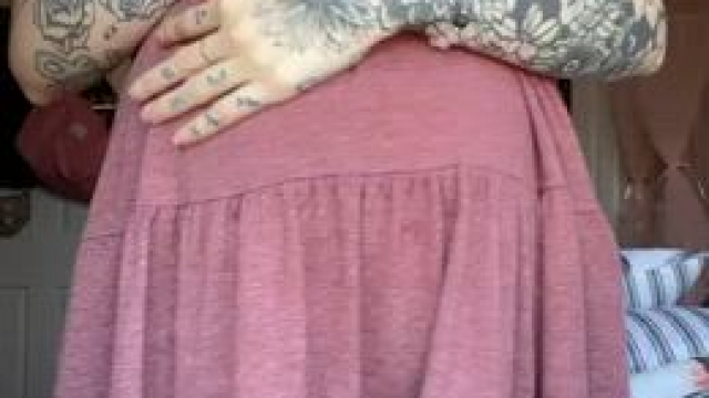 i think my dress looks better on the floor..