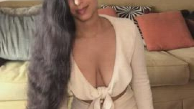 Shyly revealing my big tits