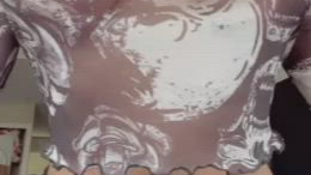 Big tiddy goth girls belong in see through tops so you can always see the boobs 