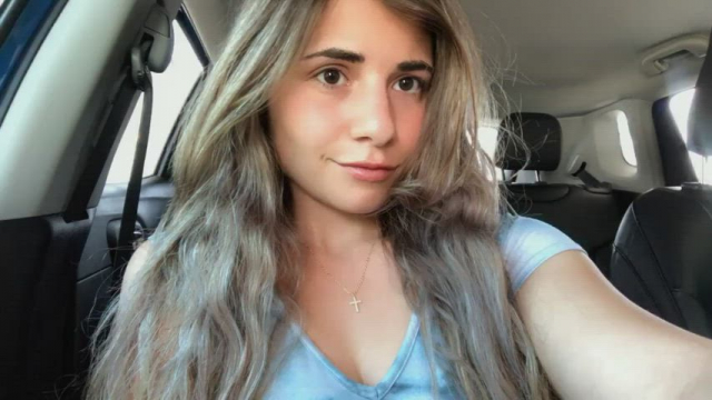 Naughty in the car before dinner