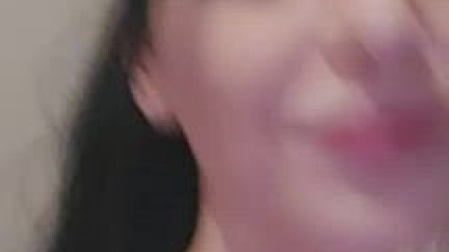 so much cum in my face and tongue