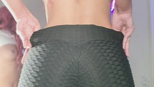 I know both holes look tempting but I'd love for you to try to stuff it in my as