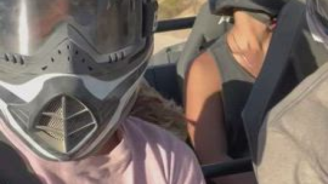 I had to get in a flash while UTVing with the boys