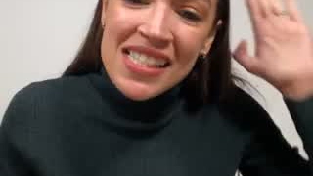 AOC describing herself in one word