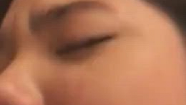 She's literally holding the moan from the pleasure [GIF] (with sound)