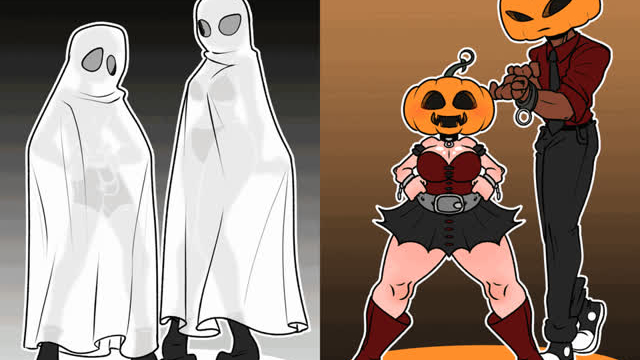 Pumpkins and Ghosts (Frozen Artifice) [Original]